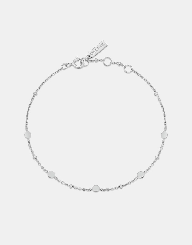 Ania Haie - Ania Haie Silver Disc Station Bracelet