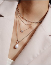 Ania Haie - Ania Haie Silver Paper Clip Chain Necklace