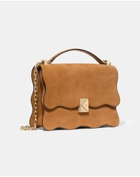 Kate Spade - Deco Wavy Suede Convertible Shoulder