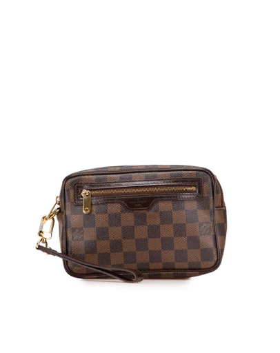 Pre-Loved by Azura Reborn - Pre-Loved Damier Ebene Pochette Billets Macao