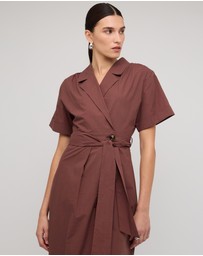 Staple the Label - Ishtar Wrap Shirtdress