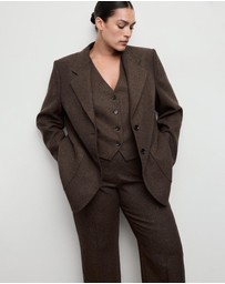 M.N.G - Speckled Wool Trousers