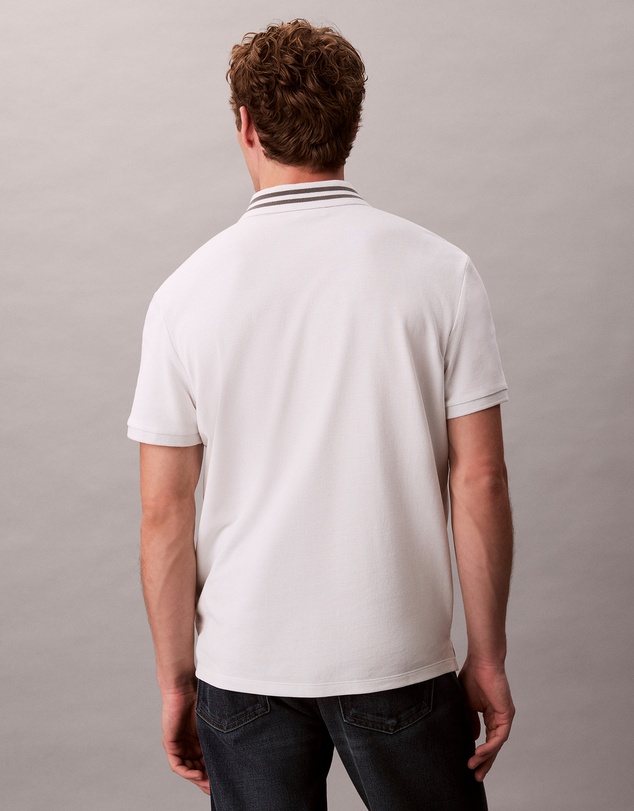 Calvin Klein Jeans - Casual Pique Classic Tipped Polo Shirt