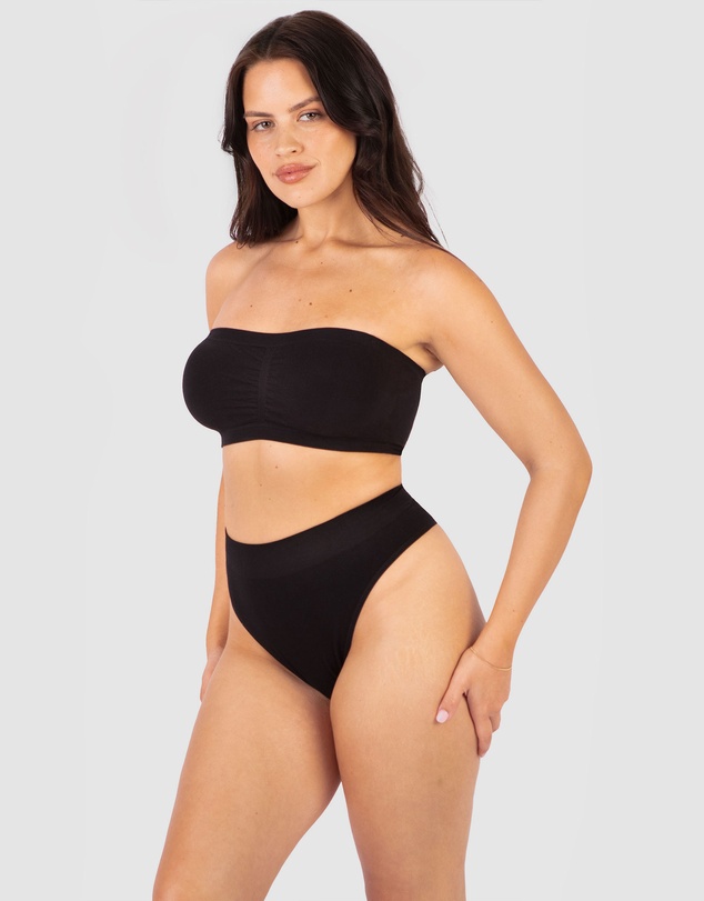 B Free Intimate Apparel - Seamless Cotton High Waist G String