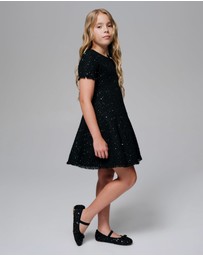 Bardot Junior - Ava Boucle Mini Dress - Kids-Teens
