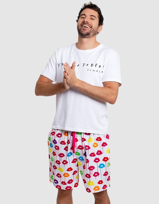 Sant And Abel - Men's Drawbertson Drippy Lips Sleep Shorts