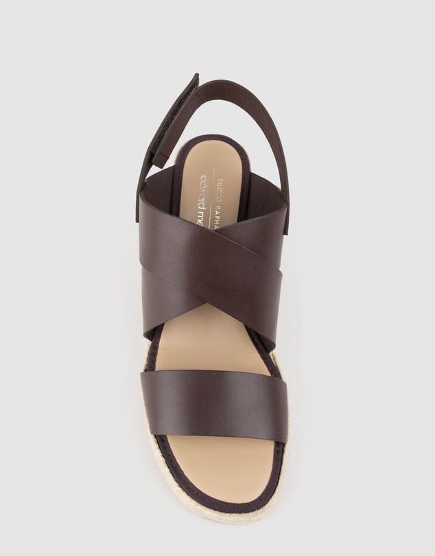 Edward Meller - MYSTEL Crossover Sandal on Espadrille