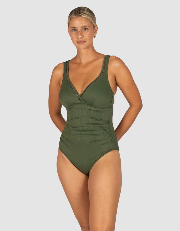 Baku Swimwear - Rococco E/F Cup Ladder Lace One Piece Swimsuit