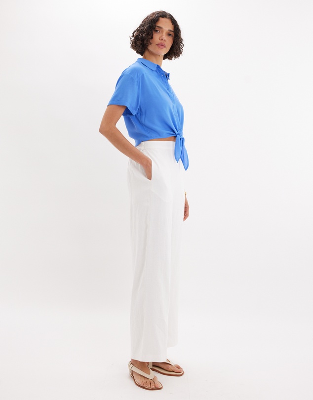 Amelius - Amabel Short Sleeve Crop Shirt