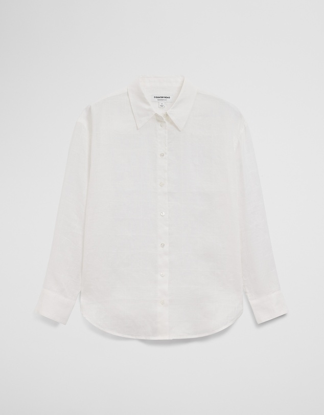 Country Road - Relaxed Long Sleeve Linen Shirt