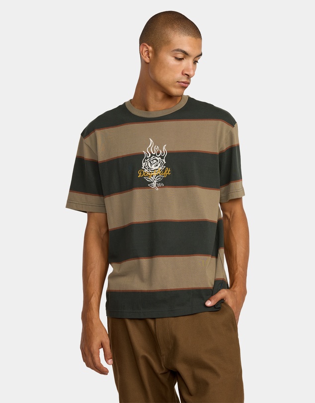 RVCA - Mens KSL Stripe T-Shirt