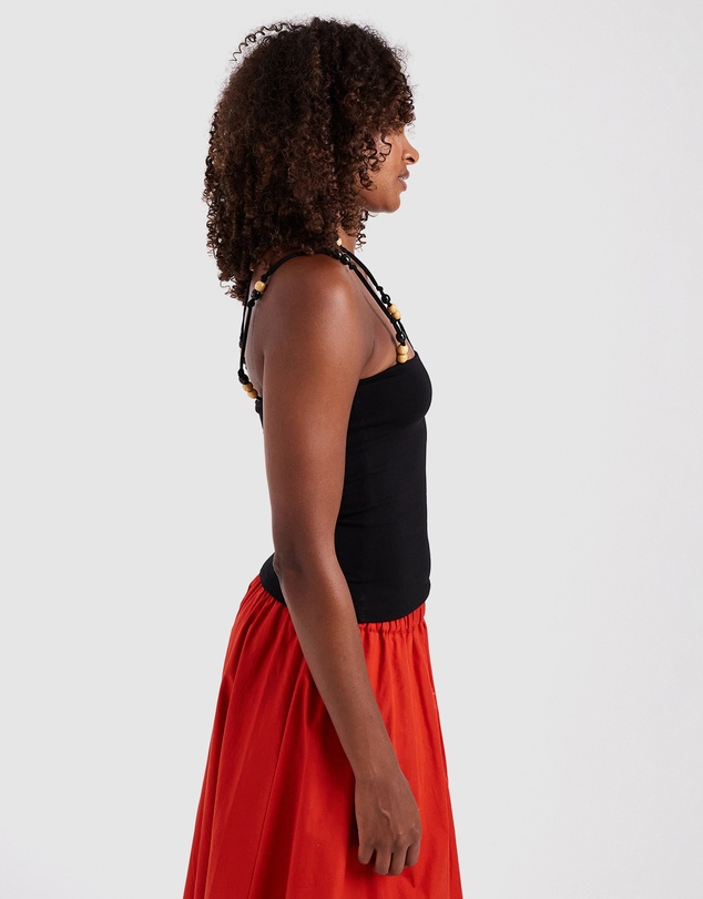 TOPSHOP - Mady Beaded Strap Vest