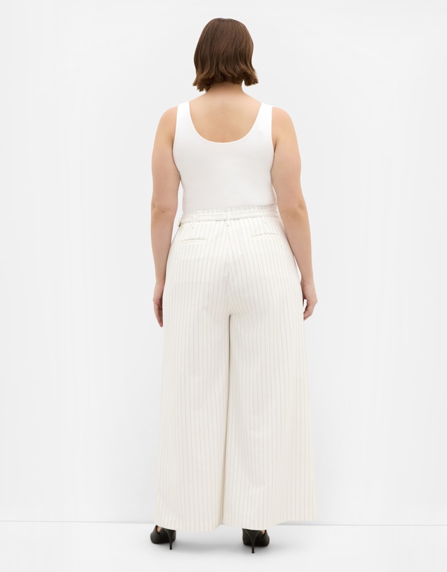 City Chic - Pinstripe Wide Leg Pant
