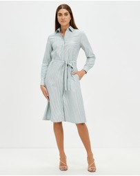 Farage - Olivia Stripe Shirt Dress