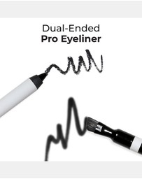 MCoBeauty - Dual-Ended Pro Pencil Eyeliner - Black