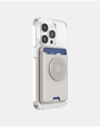 PopSockets - PopWallet+ MagSafe Softgoods Phone Wallet Card Holder+ Magnetic Adapter Ring