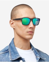 Hawkers Co - HAWKERS - Polarized Black Emerald Core Raw Sunglasses for Men and Women UV400