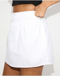 Dazie - Ferry Shirred Mini Skort