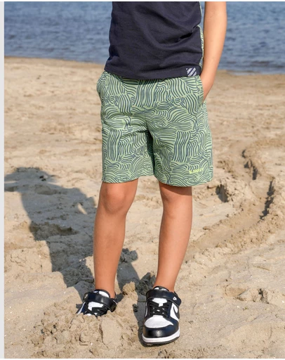 B.Nosy - Paul Organic AOP Shorts - Kids-Teens