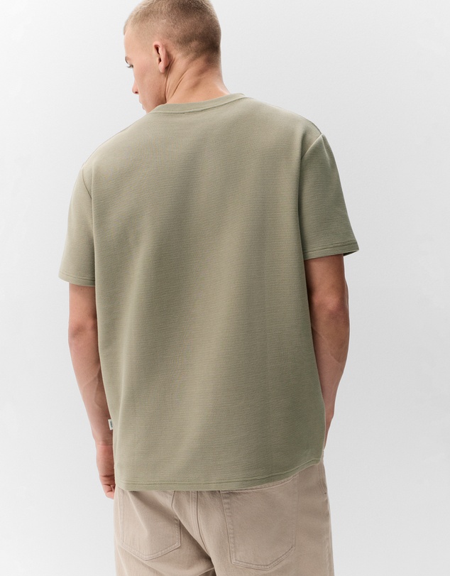 UNISON - Horizontal Rib T Shirt