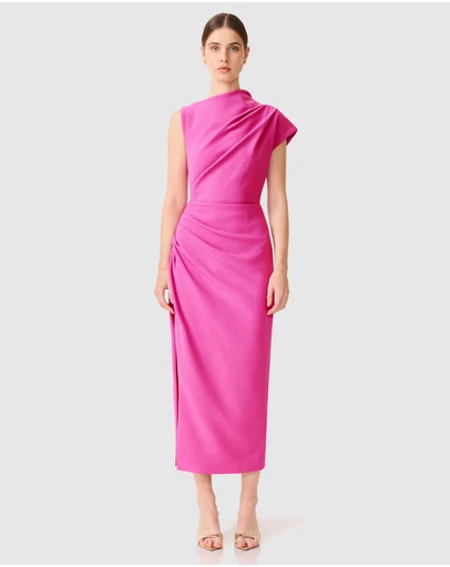 Elliatt - Chantal Asymmetrical Midi Dress