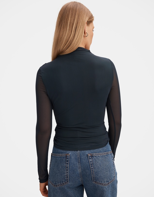 Forever New - Charlotte High Neck Long Sleeves Top