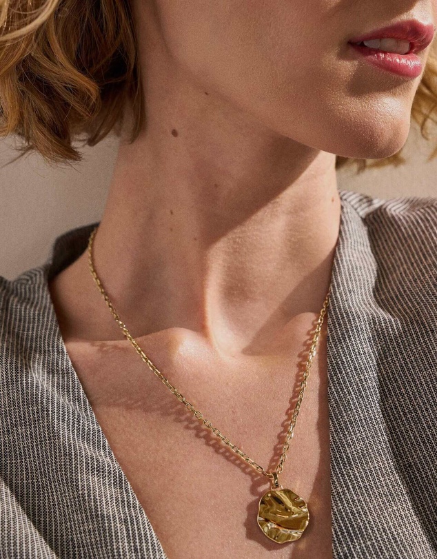 Skagen - Moderne Stak Gold-Tone Necklace