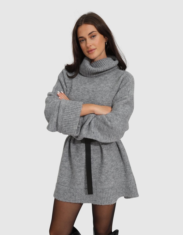 Belle & Bloom - Cuddle Me Oversized Tunic Sweater