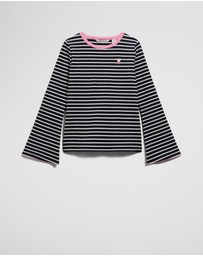 Country Road - Rib Flare Sleeve Top