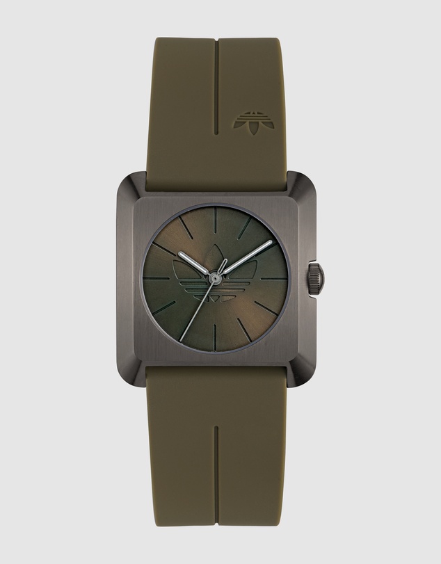 adidas Originals - Retro Pop Four 32mm Green Silicone Strap Watch