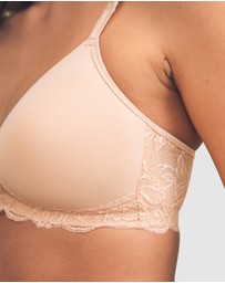 Royce Lingerie - Georgia Wirefree T-Shirt Style Mastectomy Bra with Cotton & Lace