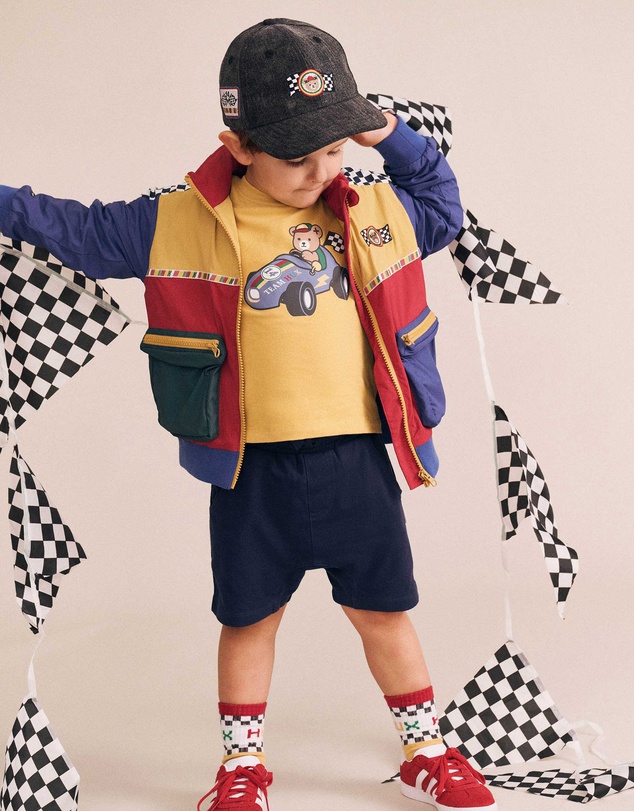 Huxbaby - Retro Motosport Windbreaker - Babies-Kids