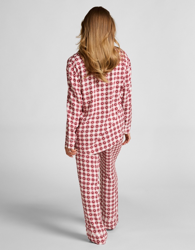Hunkemoller - Long Sleeve Twill Print PJ Set