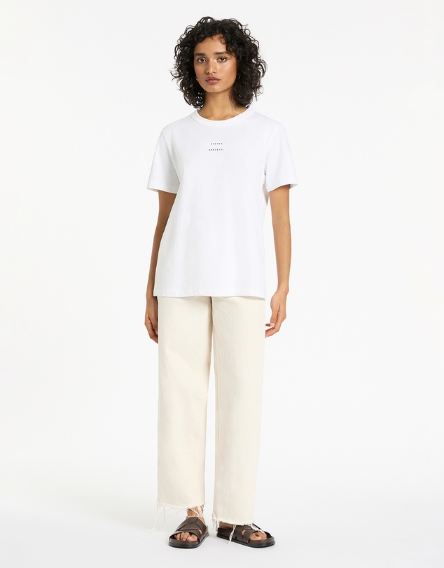 Status Anxiety - Feels Right T-Shirt With Logo