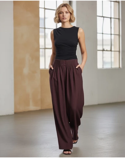 Mossée - Aviva Pleated Pants