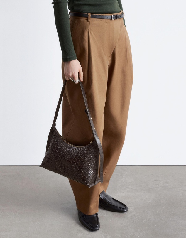 & Other Stories - Interwoven Leather Crossbody Bag