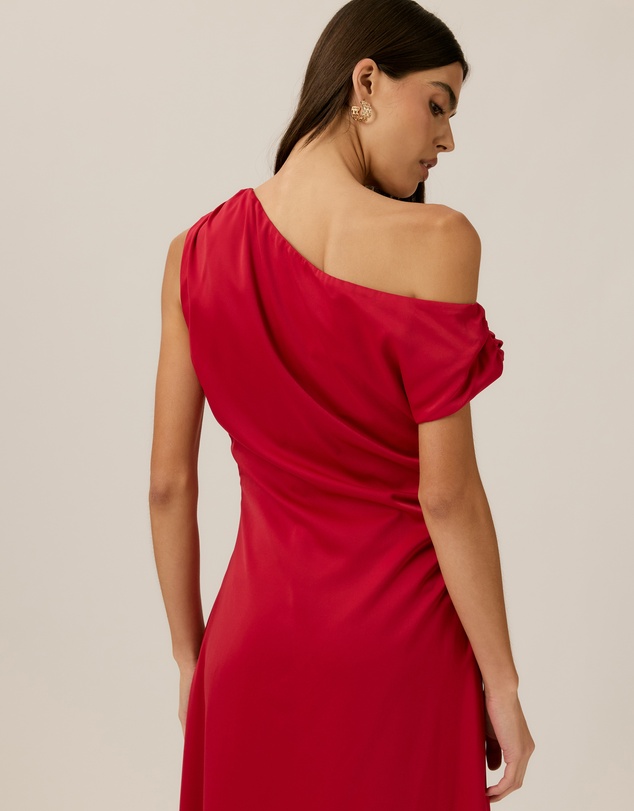 Tussah - Samara Asym Satin Midi Dress