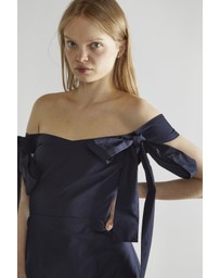 Glamorous - Bow bardot mini dress
