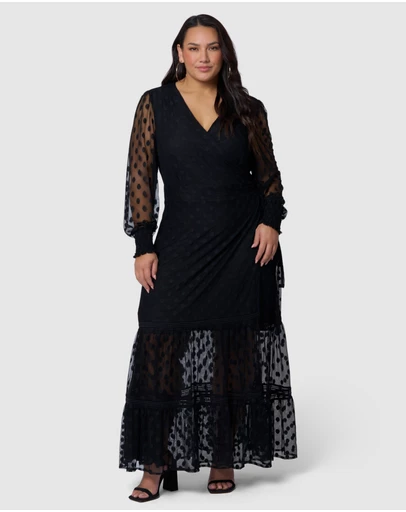 Pink Dusk by Curve Project - Secret Obsession Maxi Dress