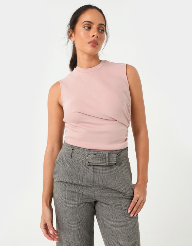 Forcast - Lulu Ruched Top
