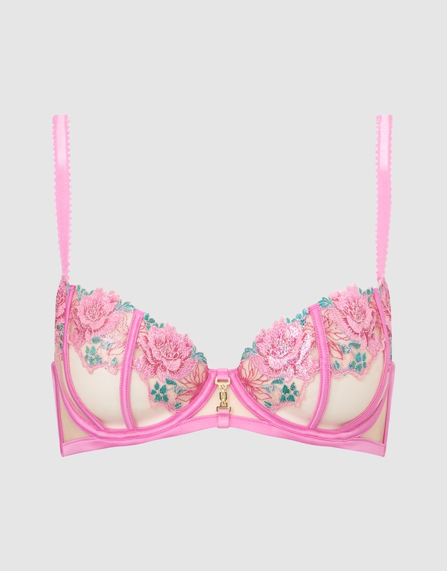 Ann Summers - Caged Rose Non-Padded Balcony Bra