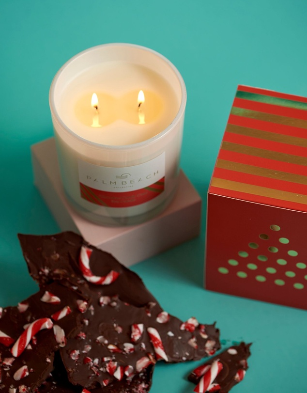 Palm Beach Collection - Chocolate Candy Cane 420g Scented Soy Candle