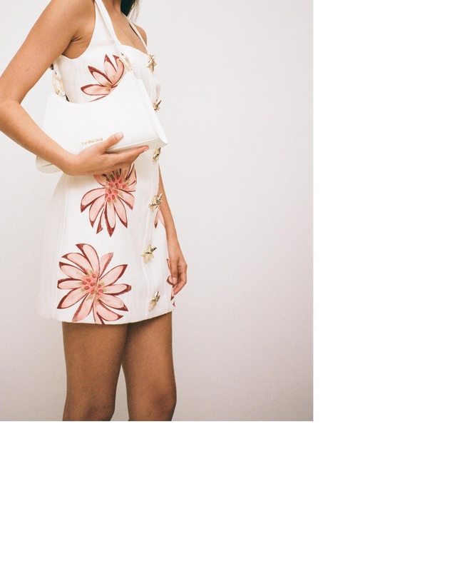 The Wolf Gang - Dasia Mini Dress - Cream Lotus
