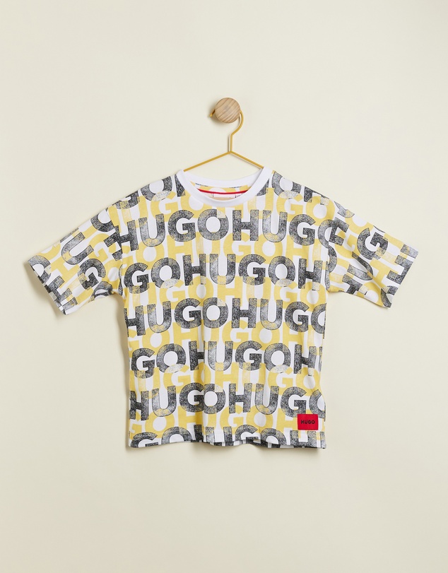 HUGO - All Over T-Shirt - Kids-Teens