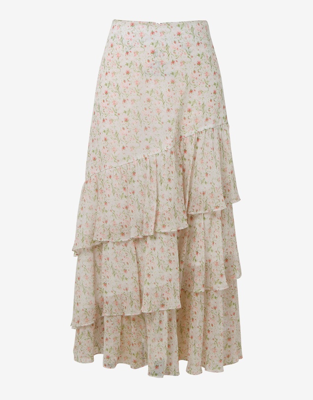 Forcast - Indy Ruffle Floral Skirt