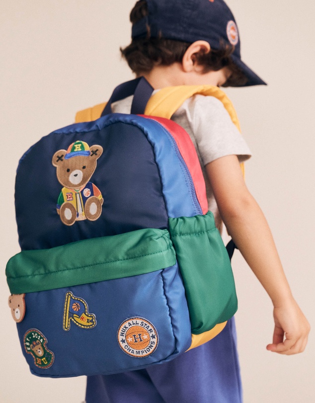 Huxbaby - Hux Colour Block Varsity Backpack - Babies-Kids