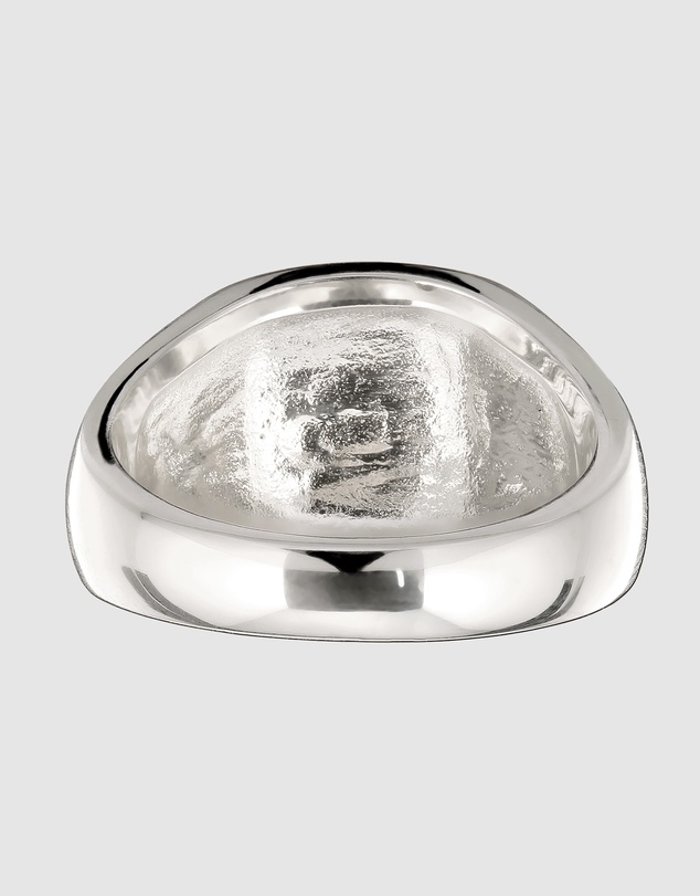 Kuzzoi - ICONIC EXCLUSIVE - Bi-Color Signet Ring in 925 Sterling Silver