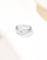Mestige - True North Ring - Silver Plated