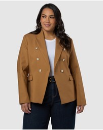 Something 4 Olivia - Madeleine Button Blazer