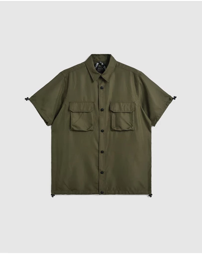 TAION - Non-Down Military Adjustable Half Sleeve Shirt